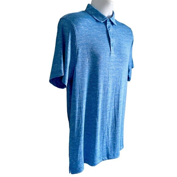 Champion Duo Dry Stretch Polo Shirt Men's Small UV Protection 50+ Blue NEW NWT - Picture 8 of 9